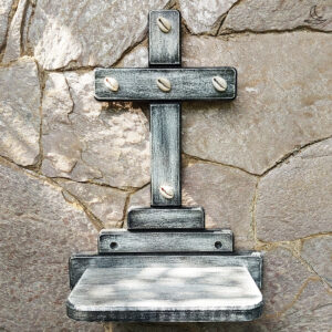 Altar Omulú / Obaluaê - Pátina Preto sobre Branco