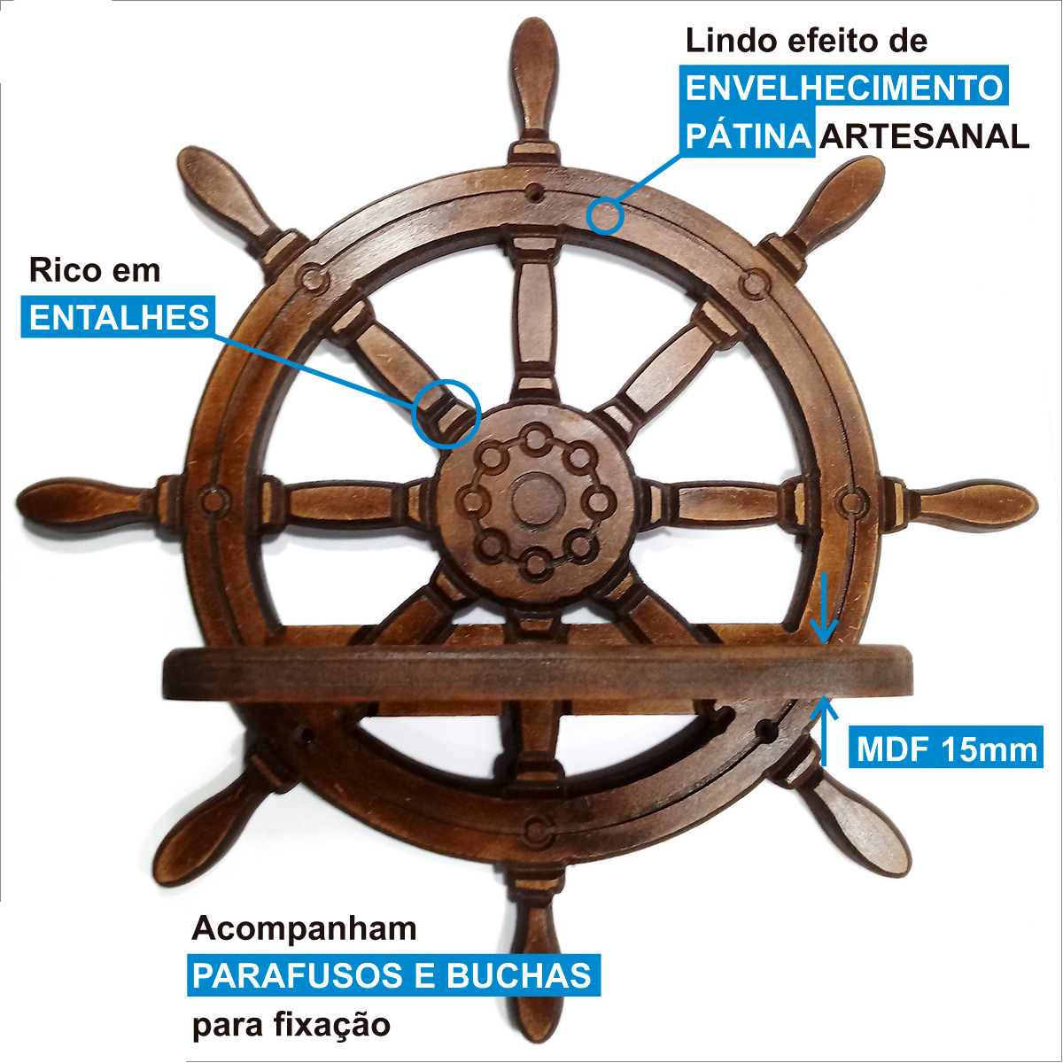 Altar Marinheiros (Leme) - Pátina - Imagem 4