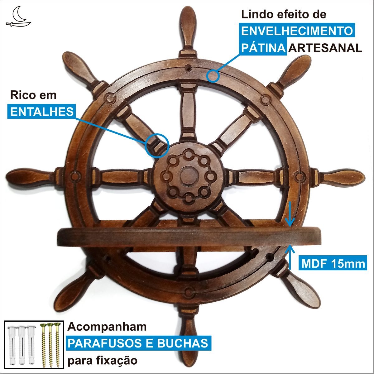 Altar Marinheiros (Leme) - Pátina - Imagem 2