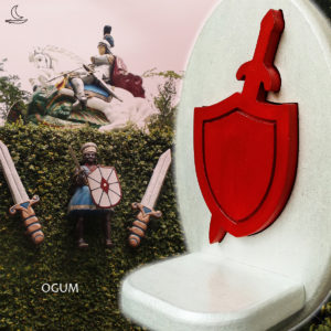 Mini Altar / Oratório Ogum - Branco