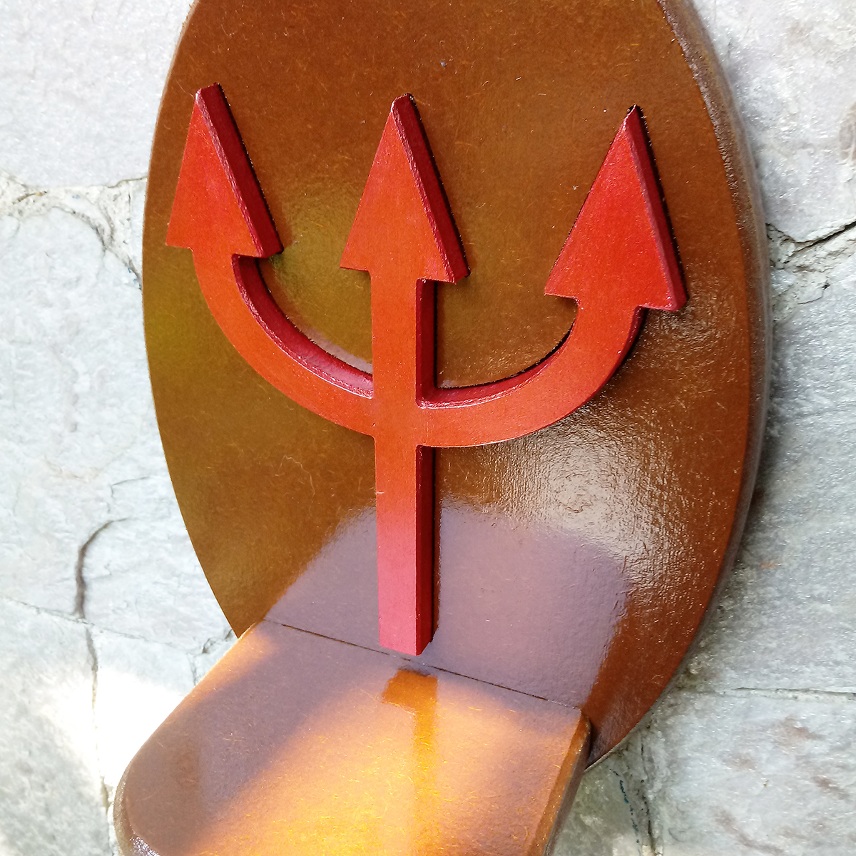 Mini Altar / Oratório Pombagira - Imbuia - Imagem 4