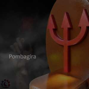 Mini Altar / Oratório Pombagira - Imbuia