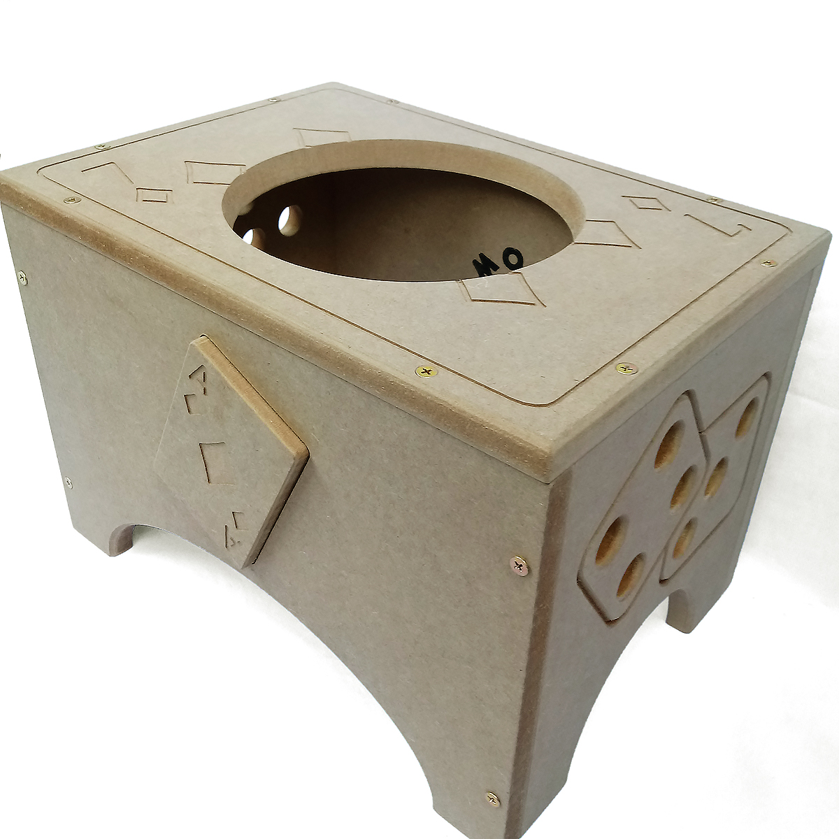 Banco Suporte para Atabaque Malandros / Zé Pilintra – Cru - Imagem 6