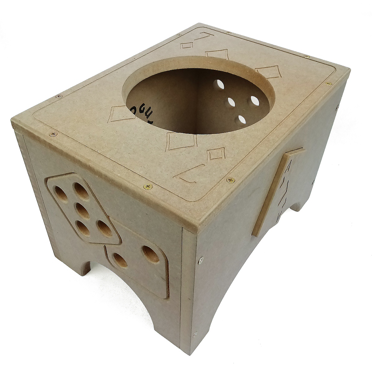 Banco Suporte para Atabaque Malandros / Zé Pilintra – Cru - Imagem 11