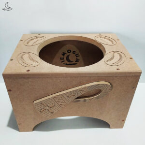 Banco Suporte para Atabaque Nanã – Cru