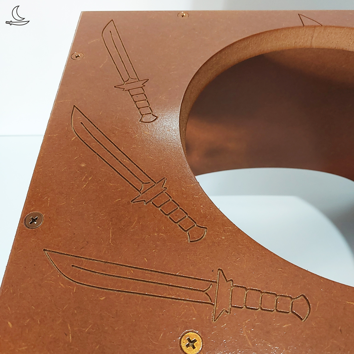 Banco Suporte para Atabaque Ogum - Trilho - Imagem 12