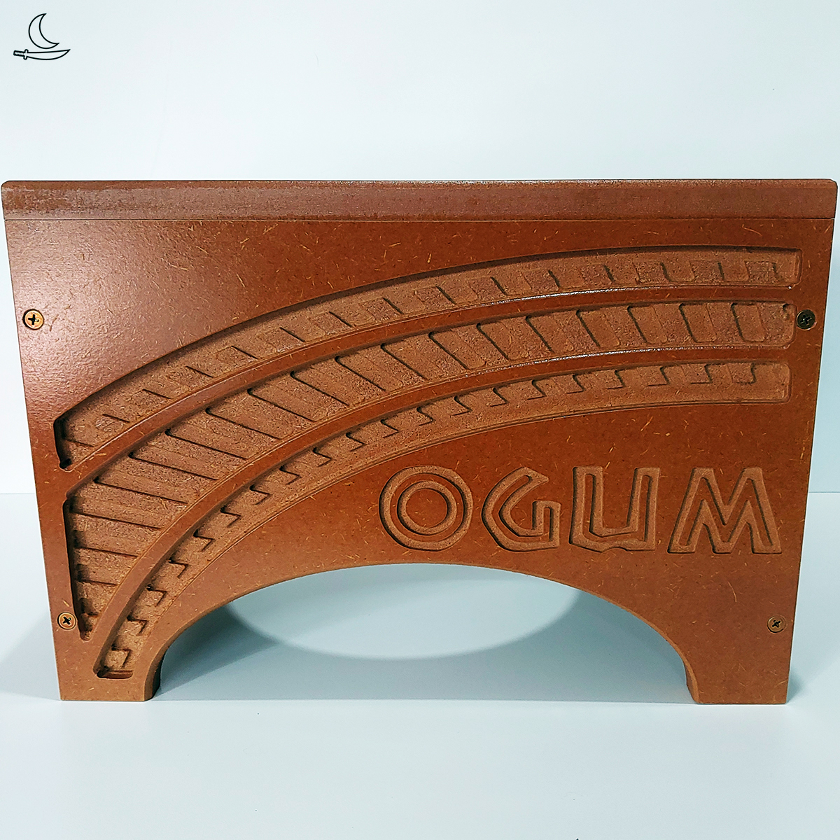 Banco Suporte para Atabaque Ogum - Trilho - Imagem 3