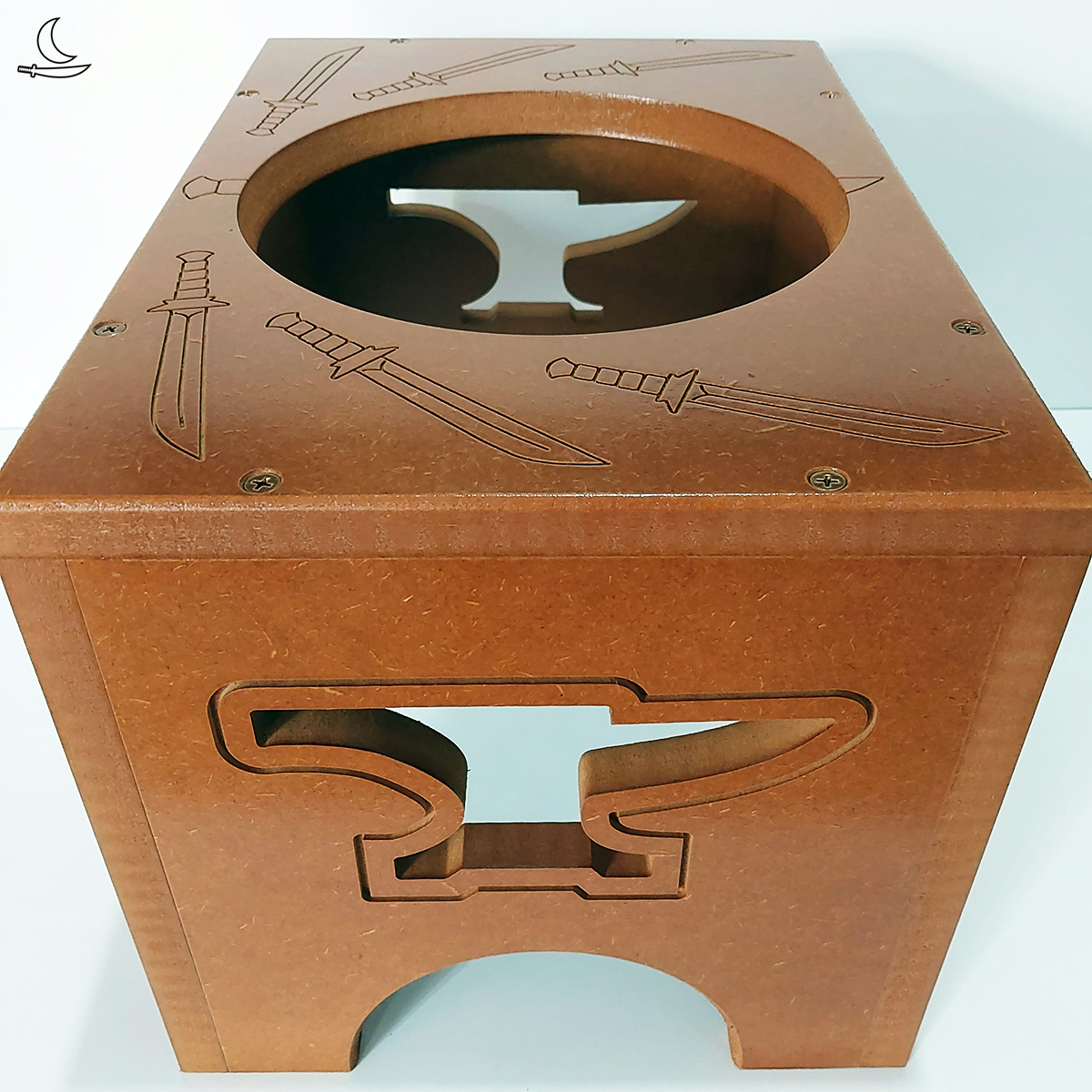 Banco Suporte para Atabaque Ogum - Trilho - Imagem 9