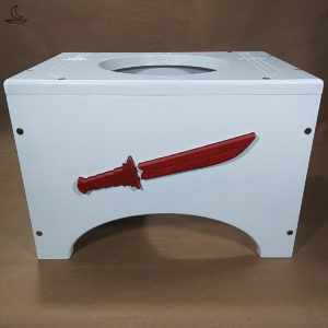 Banco Suporte para Atabaque Ogum - Branco