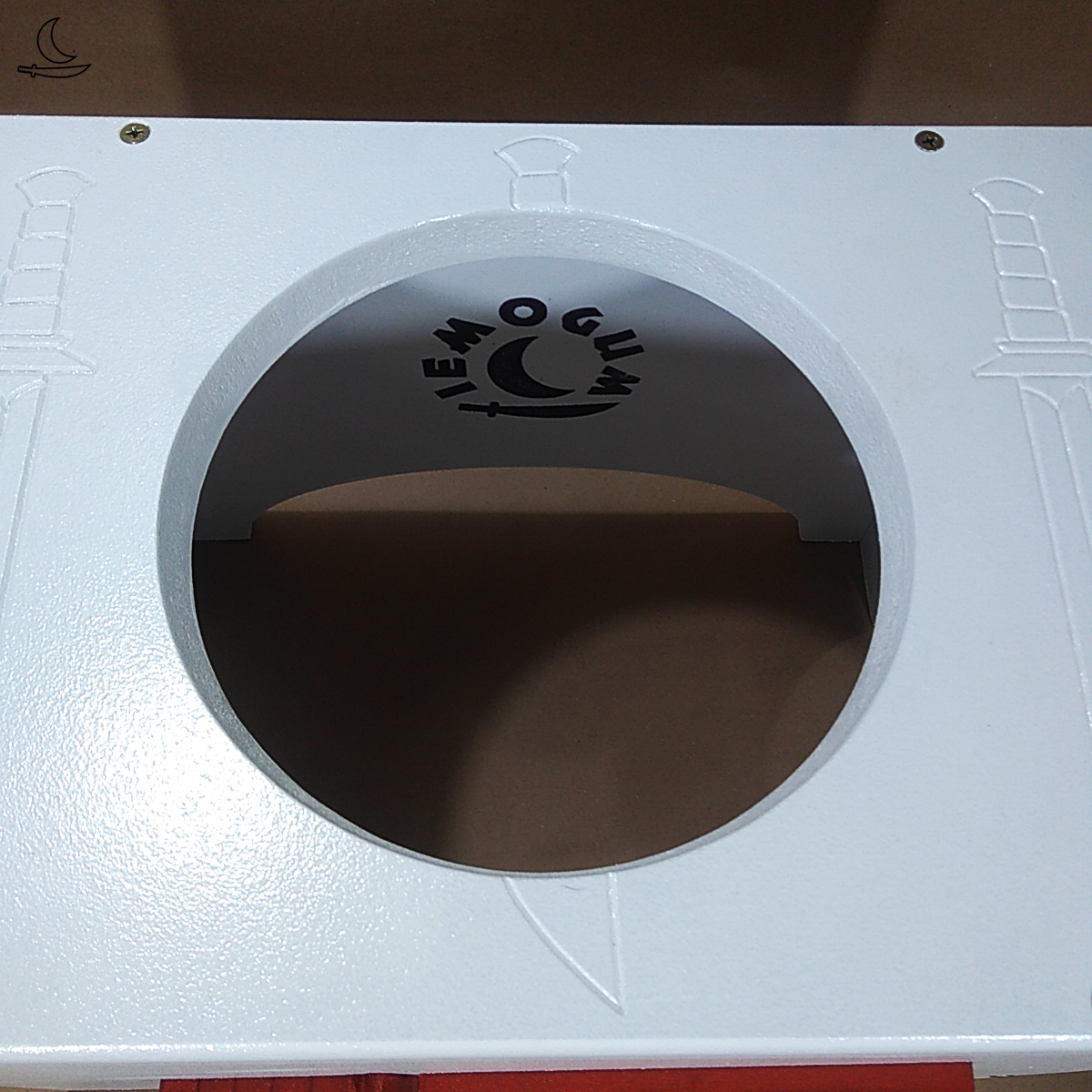 Banco Suporte para Atabaque Ogum - Branco - Imagem 8