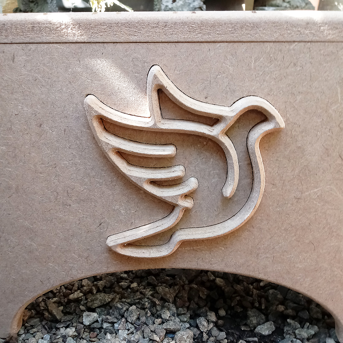 Banco Suporte para Atabaque Oxalá – Cru - Imagem 2