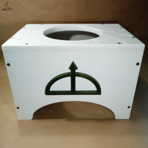 Banco Suporte para Atabaque Oxóssi - Branco