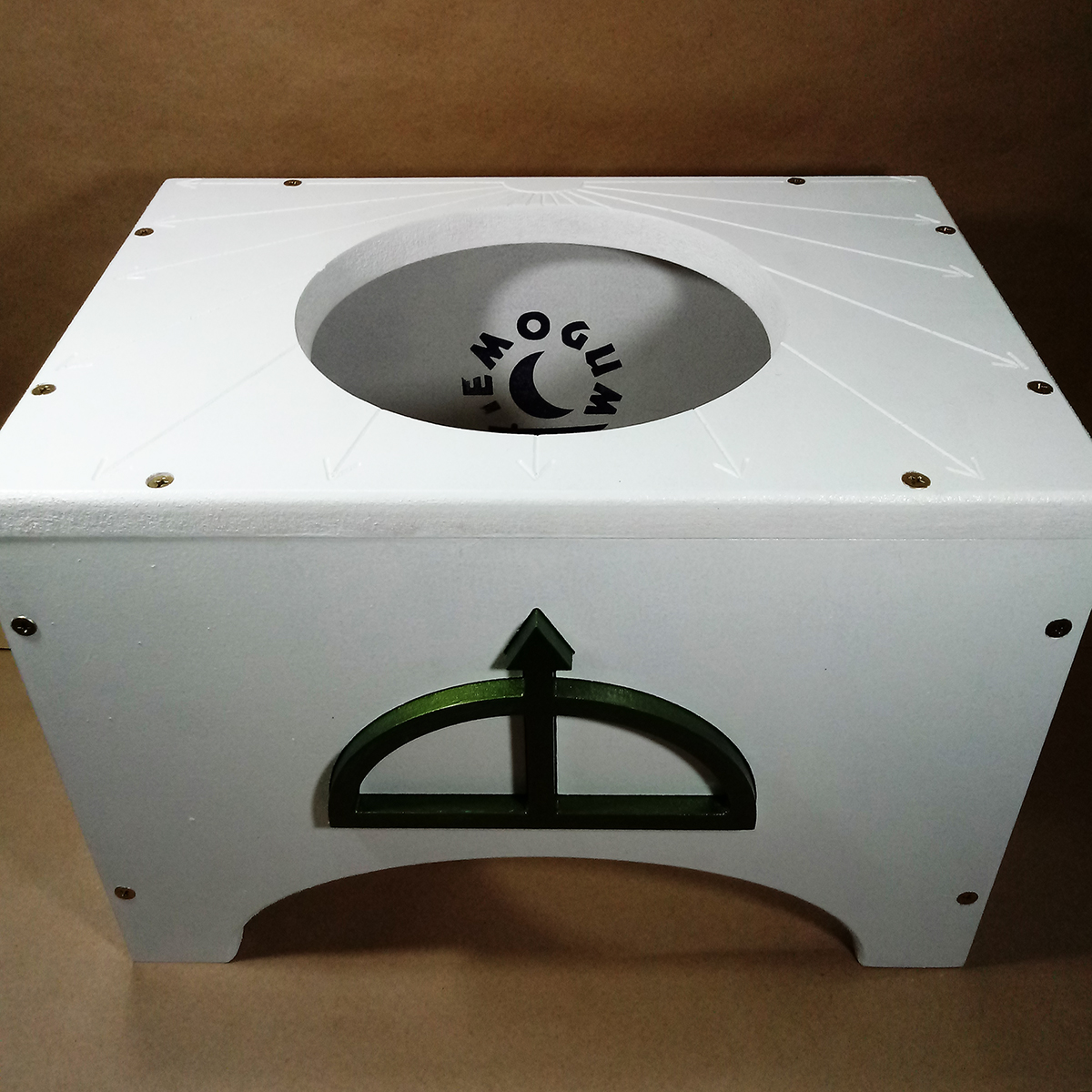 Banco Suporte para Atabaque Oxóssi - Branco - Imagem 8