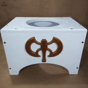 Banco Suporte para Atabaque Xangô – Branco