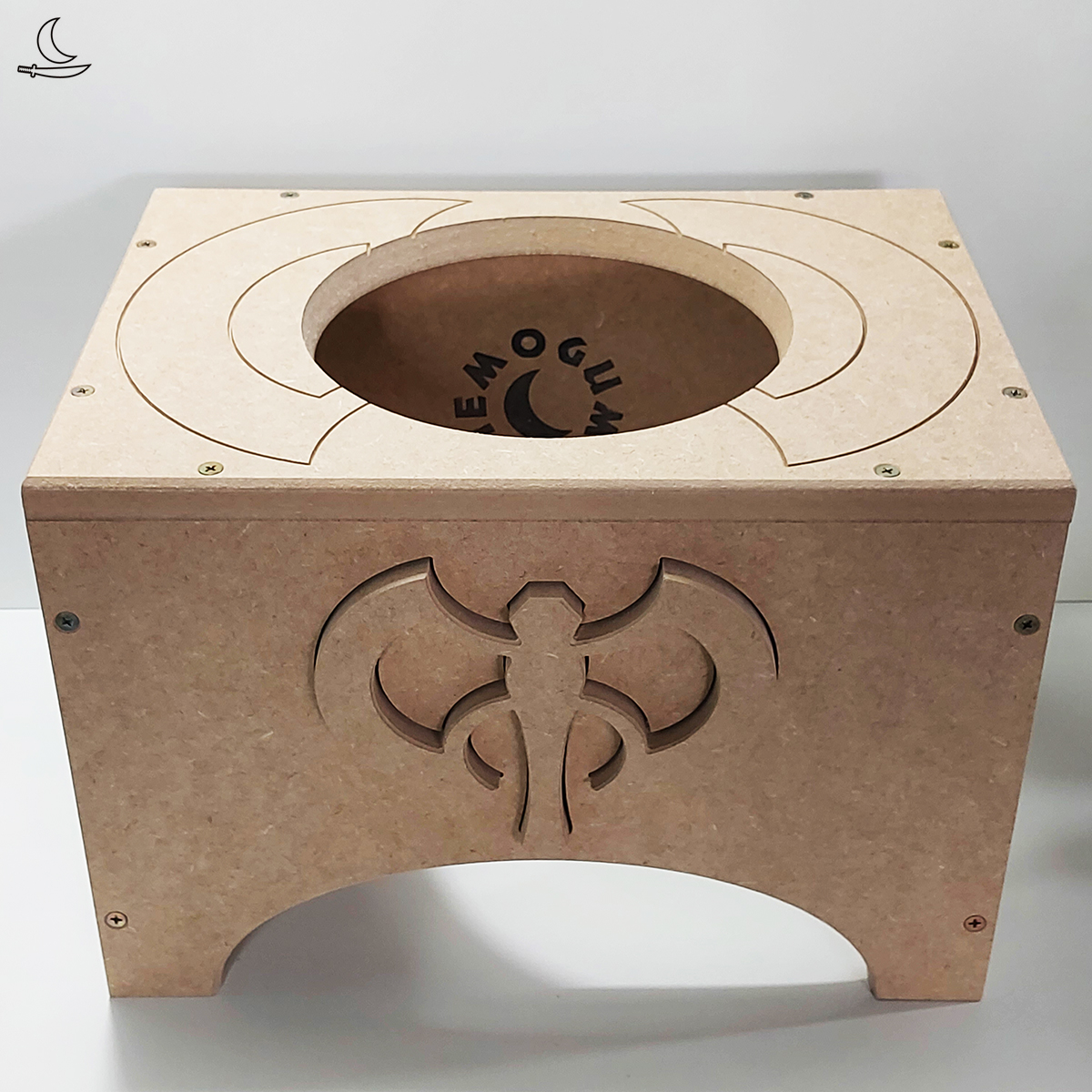 Banco Suporte para Atabaque Xangô – Cru