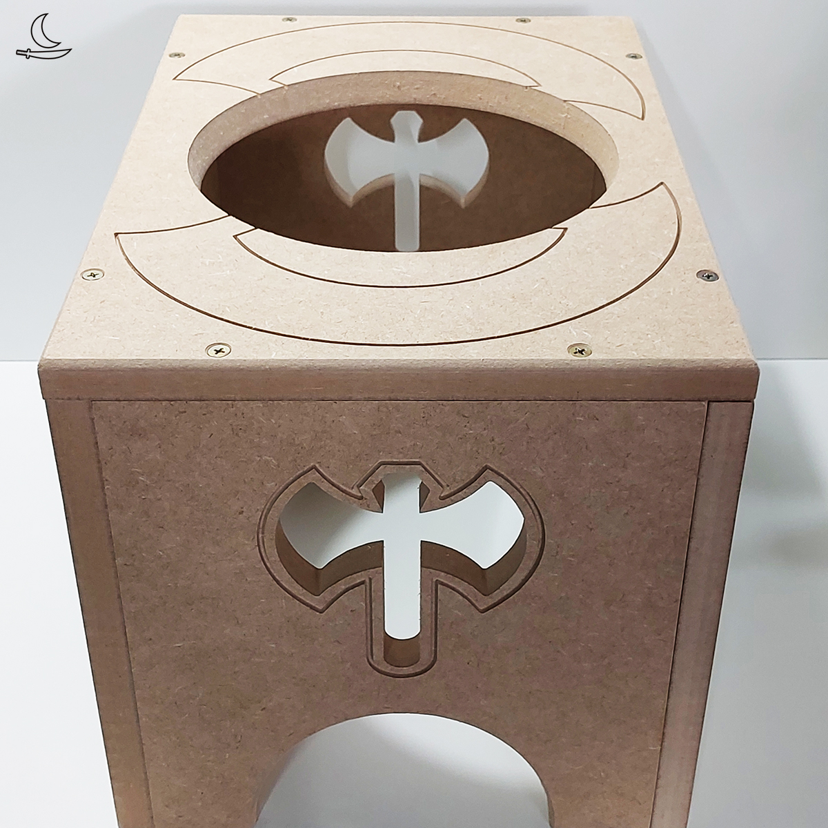 Banco Suporte para Atabaque Xangô – Cru - Imagem 5