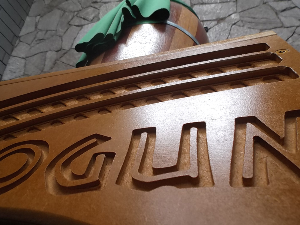 Banco Suporte para Atabaque Ogum - Trilho