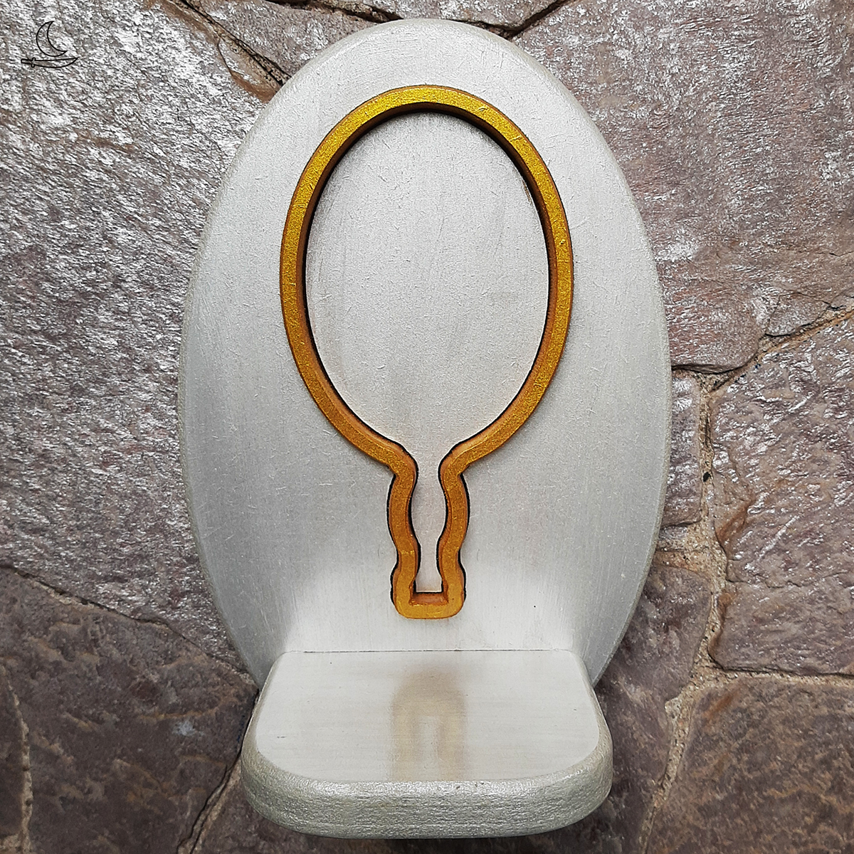 Mini Altar / Oratório Oxum – Branco e Ouro