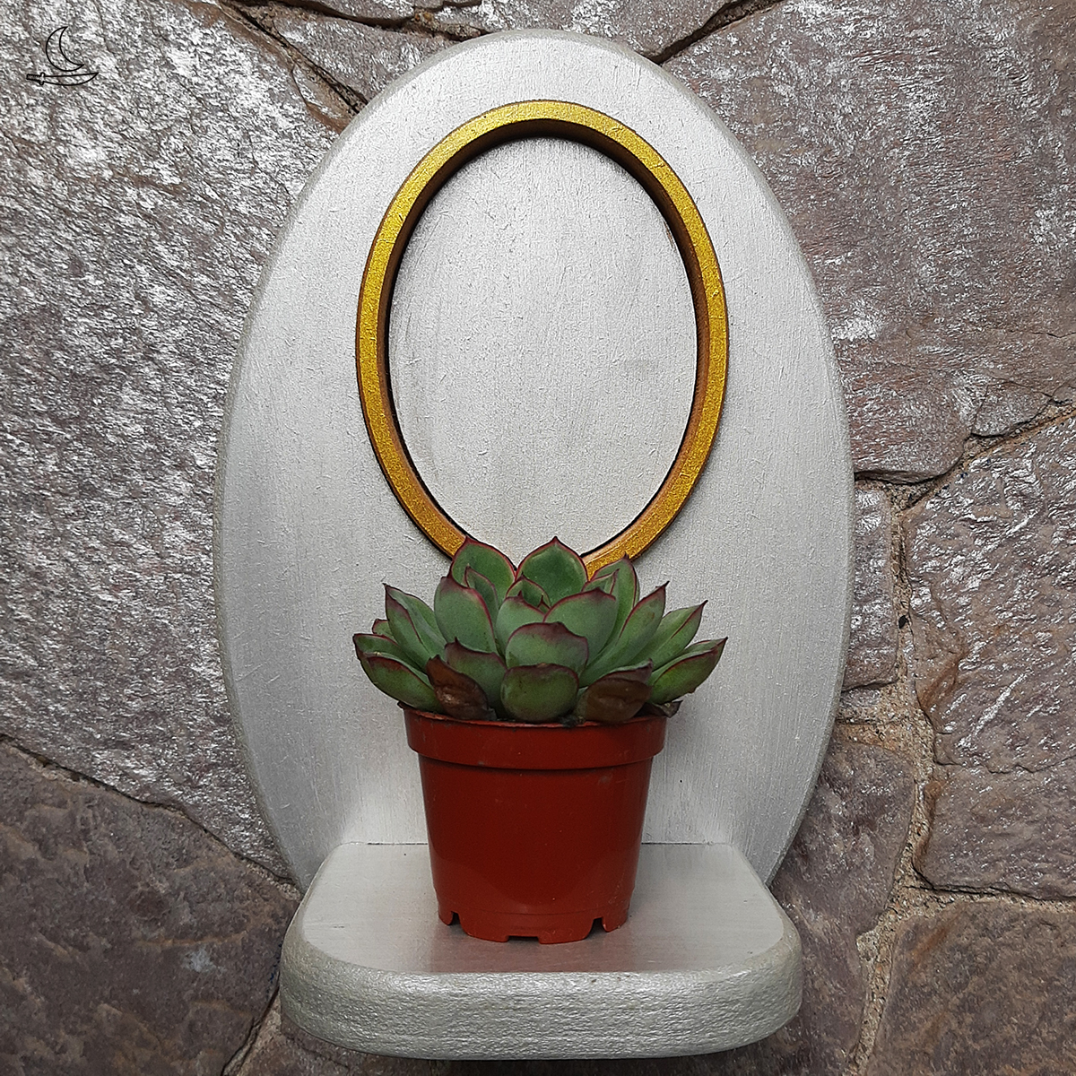 Mini Altar / Oratório Oxum – Branco e Ouro - Imagem 6