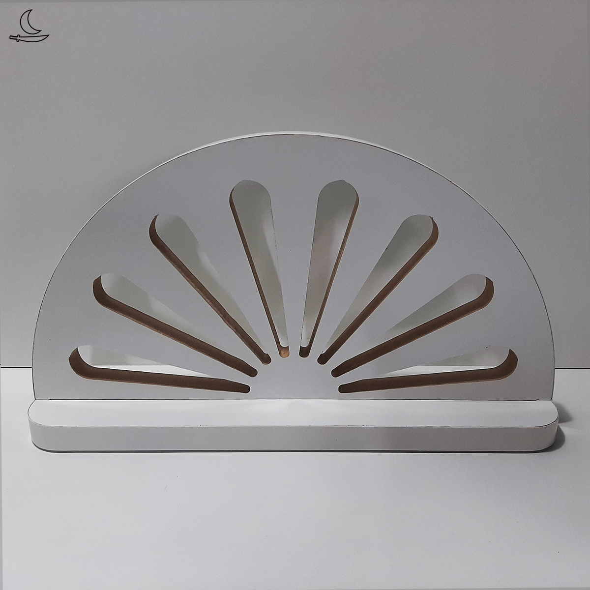 Meia Roda Cigana de Mesa - Branca - Imagem 2