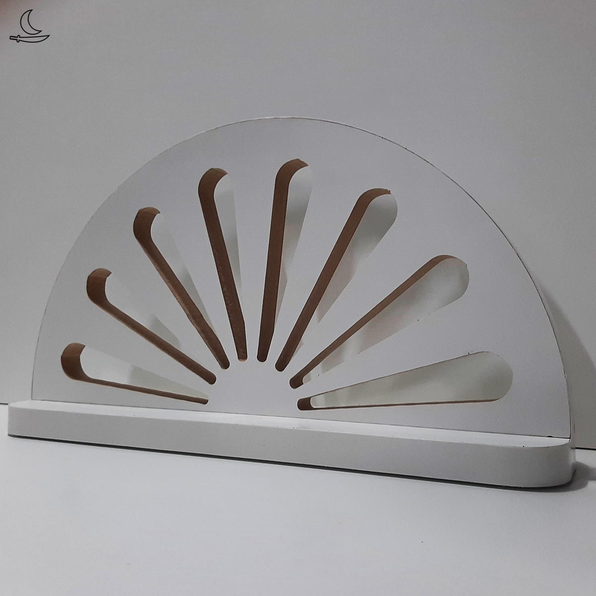 Meia Roda Cigana de Mesa - Branca - Imagem 4