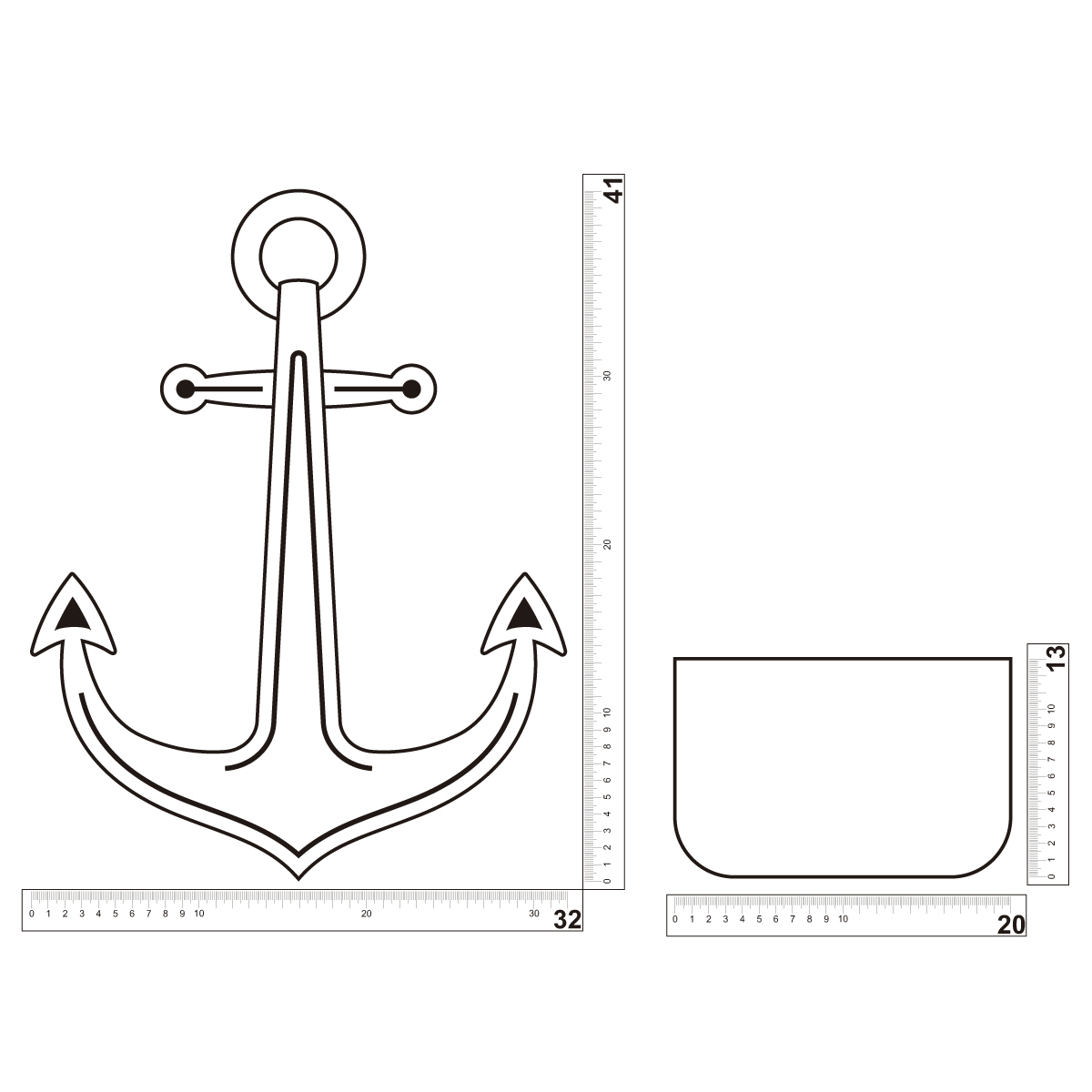 Altar Marinheiros (Âncora) - Pátina - Imagem 5