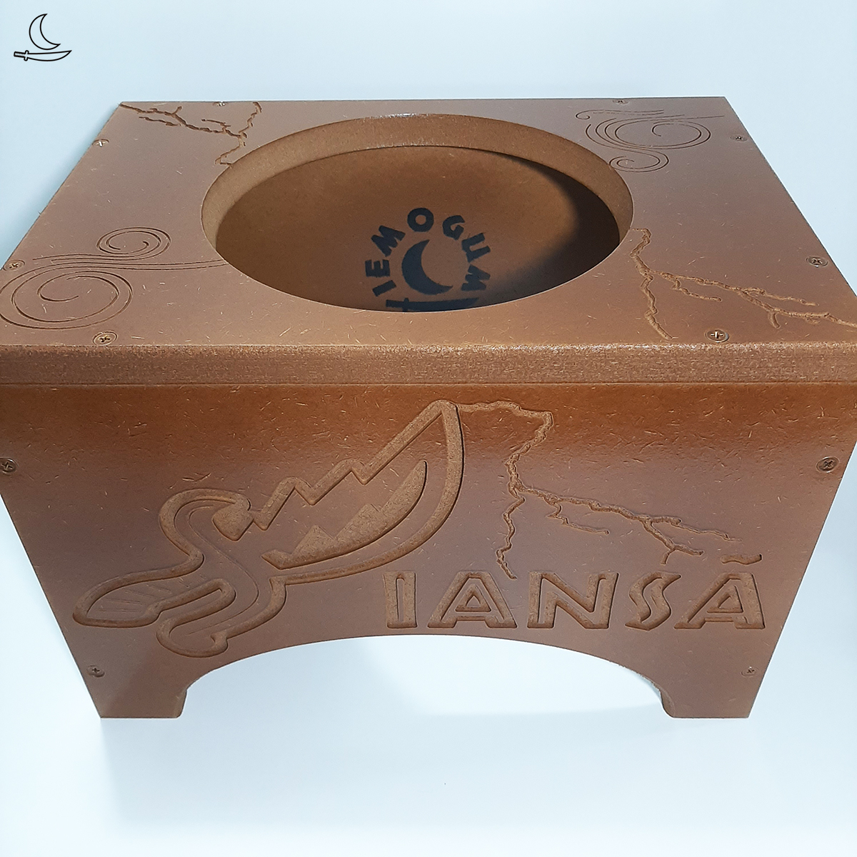 Banco Suporte para Atabaque Iansã - Imbúia