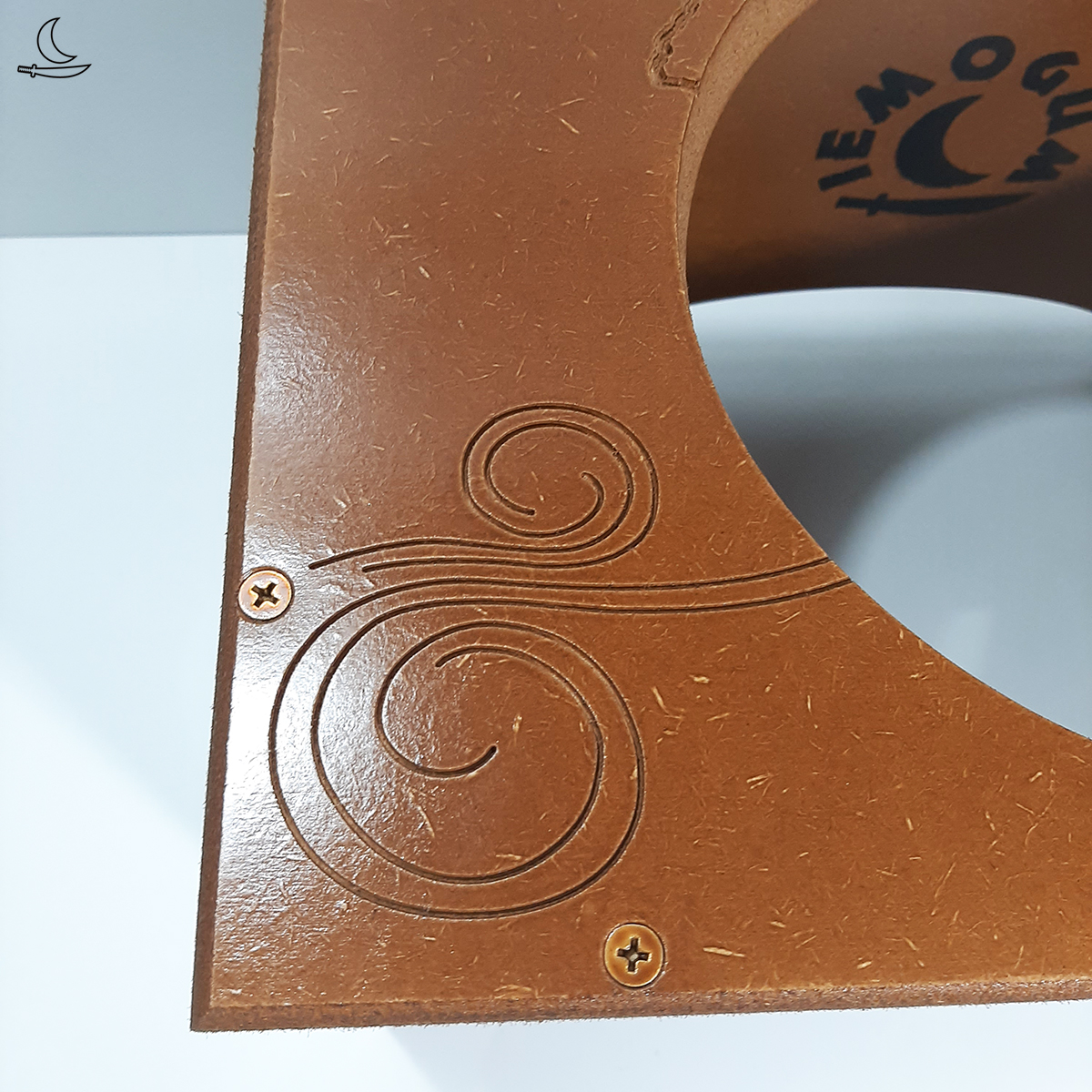 Banco Suporte para Atabaque Iansã - Imbúia - Imagem 6