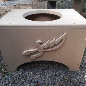 Banco Suporte para Atabaque Iansã - Alfange Cru