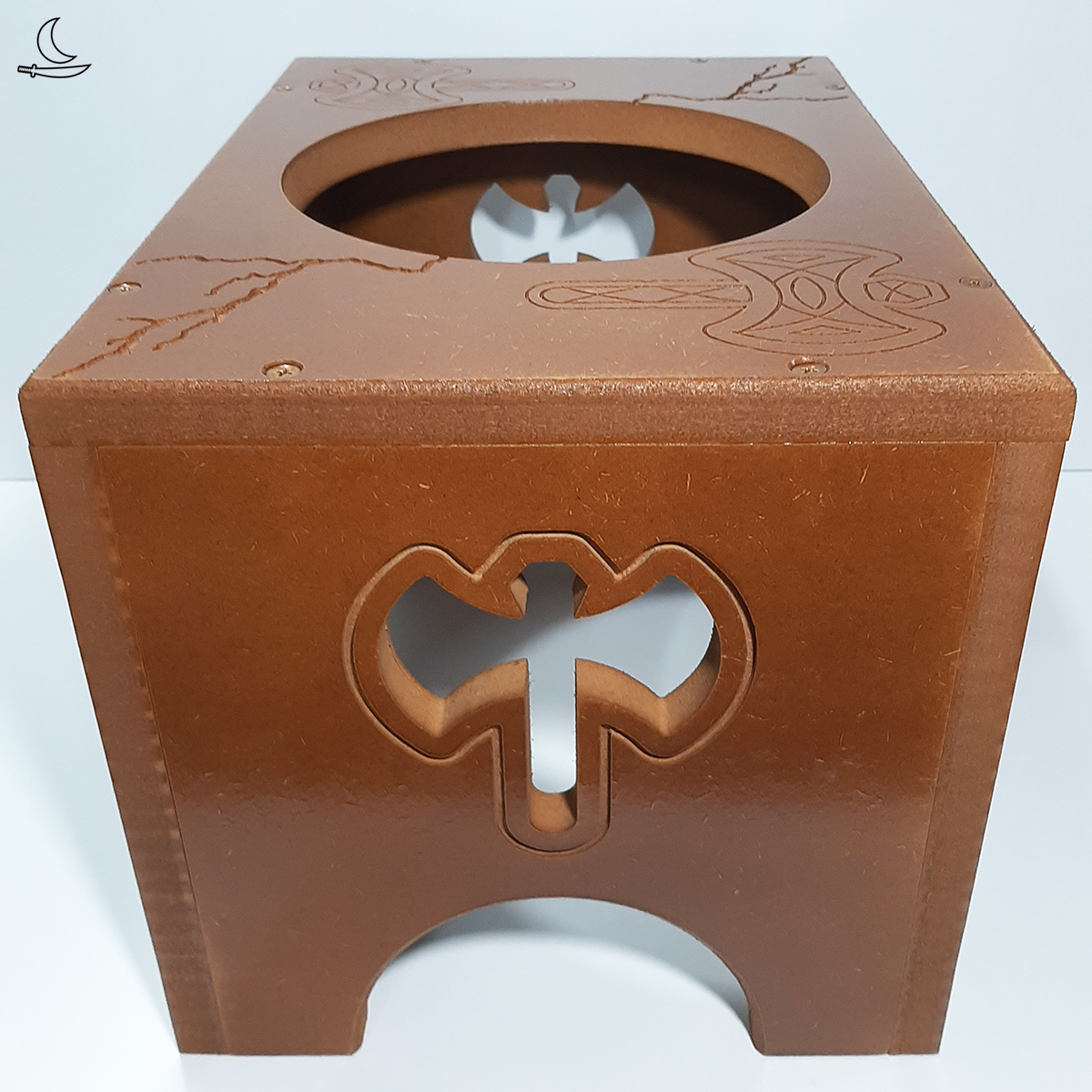 Banco Suporte para Atabaque Rei Xangô - Imagem 7