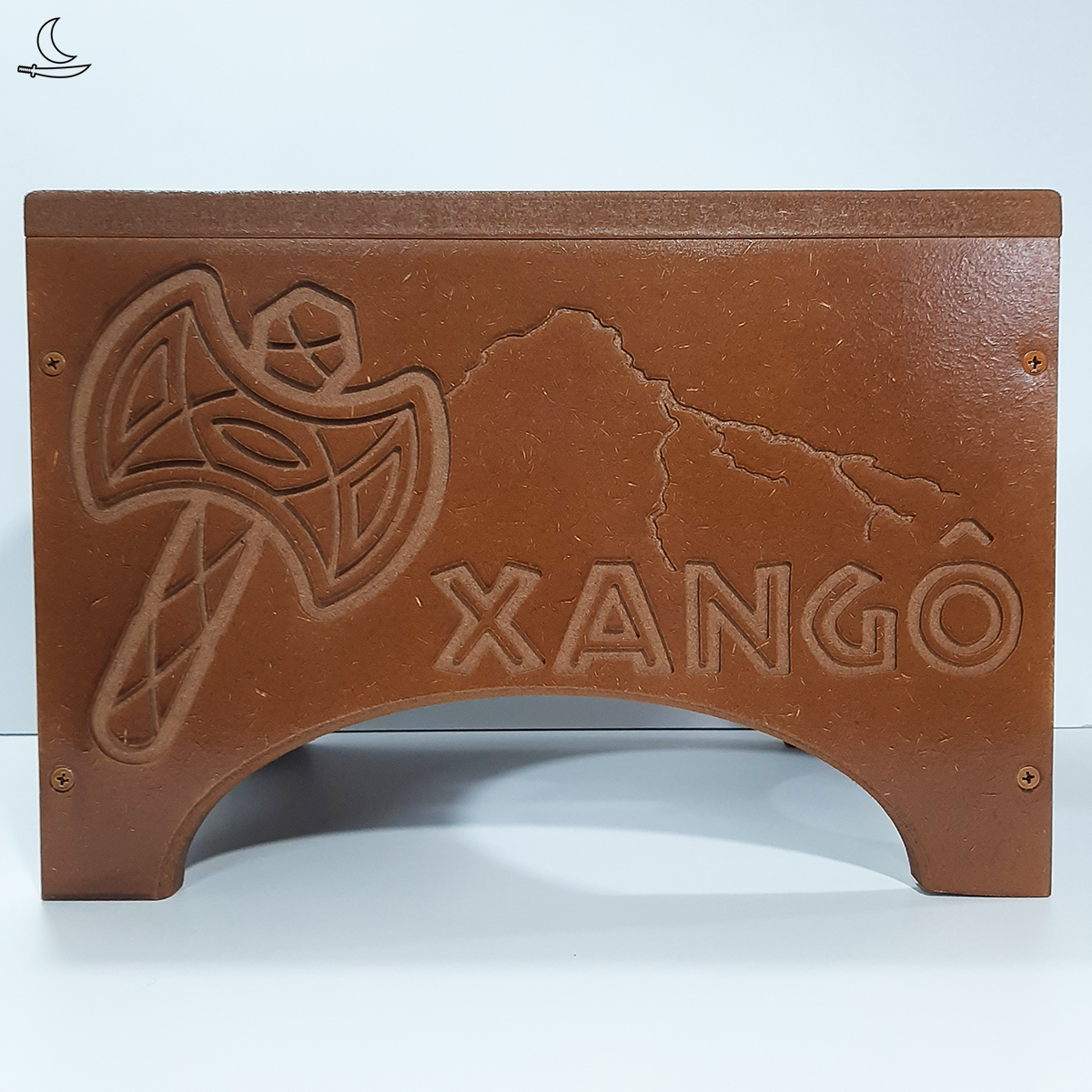 Banco Suporte para Atabaque Rei Xangô - Imagem 9