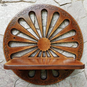 Altar Roda Cigana - 40cm - Envelhecido