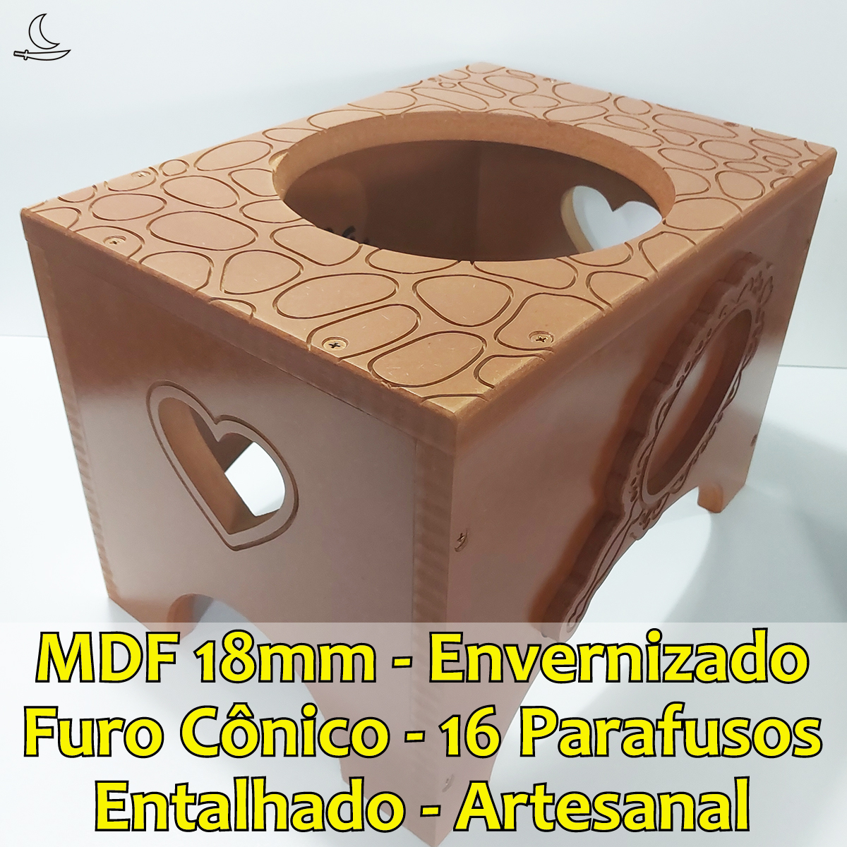 Banco Suporte para Atabaque Oxum - Ferramenta - Imagem 3