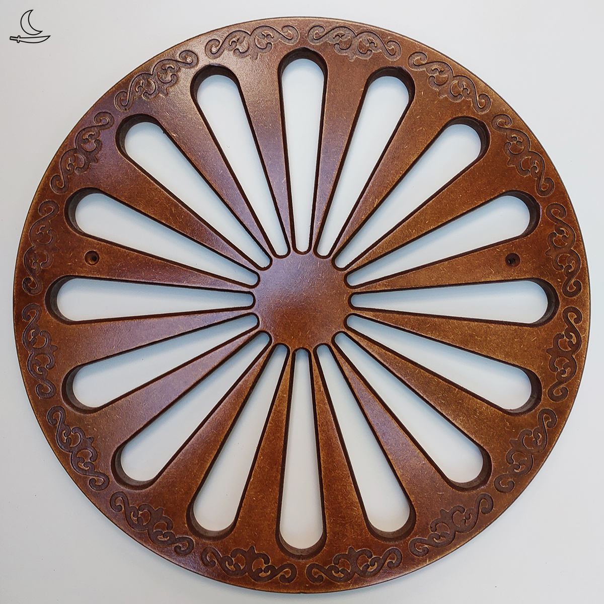 Roda Cigana - 40cm - MDF 15mm - Pátina