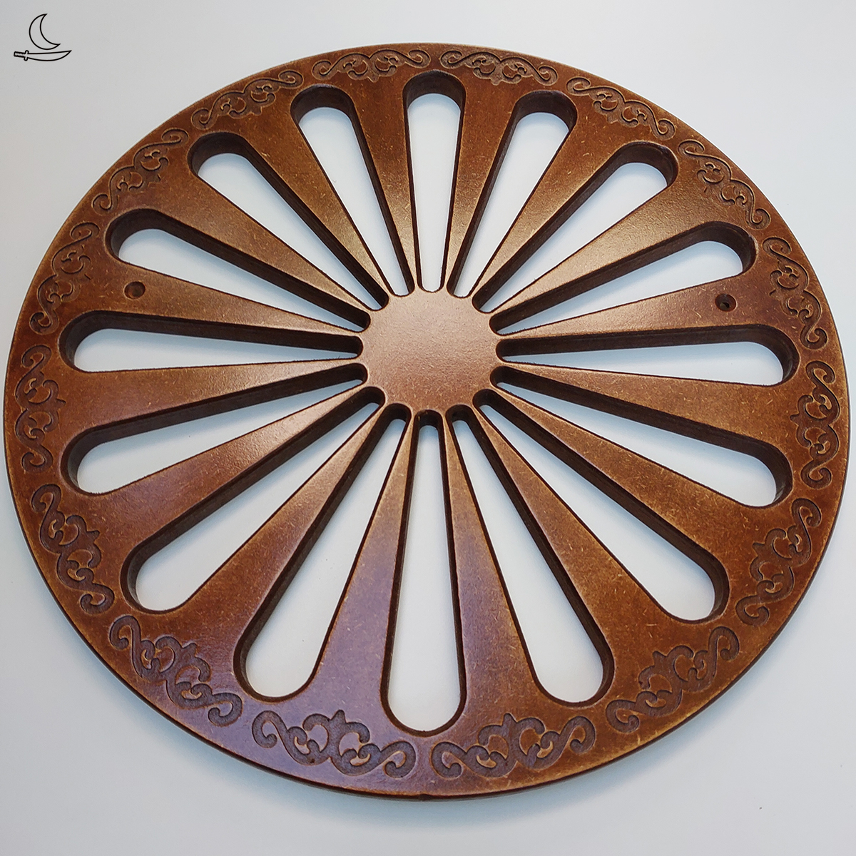 Roda Cigana - 40cm - MDF 15mm - Pátina - Imagem 3