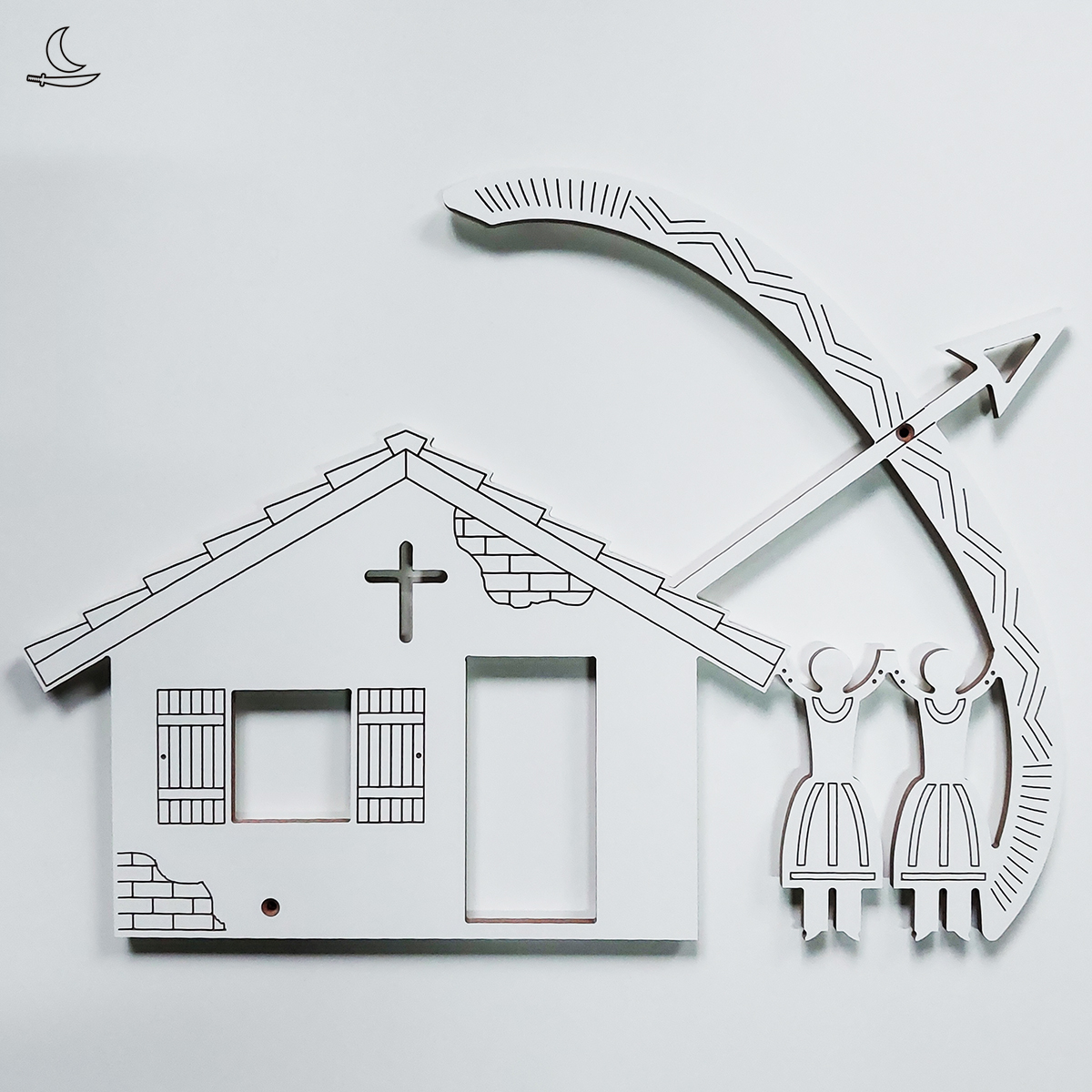 Preto Velho, Erê e Caboclo - Decoração de Altar