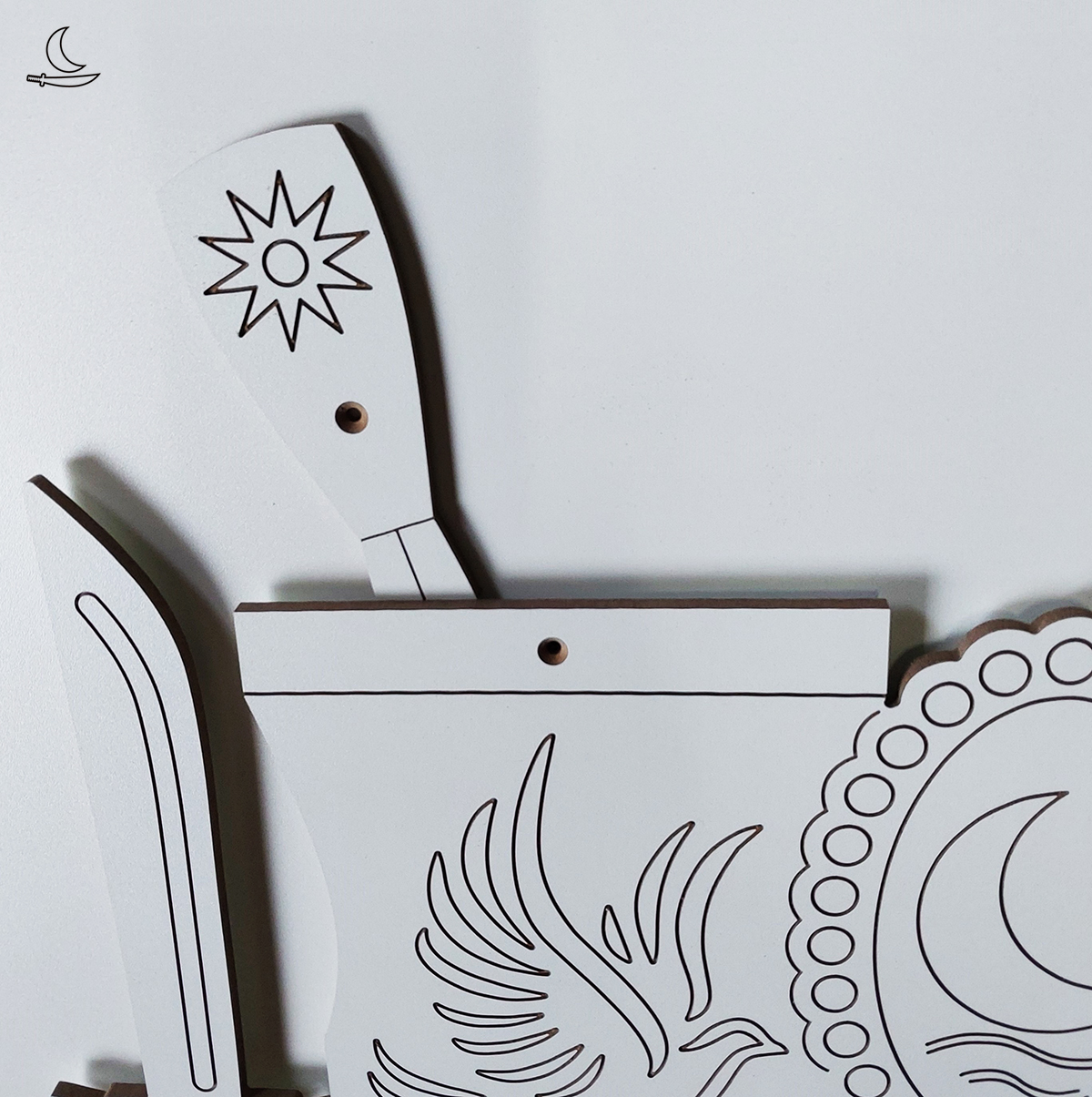 Ogum, Oxaguiã e Iemanjá - Decoração de Altar - Imagem 6