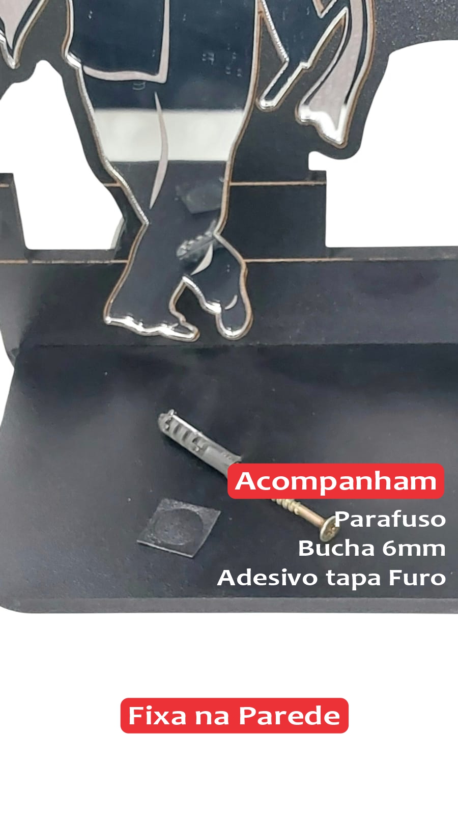 Mini Altar Zé Pilintra Parede Proteção Acrílico Espelhado - Imagem 9