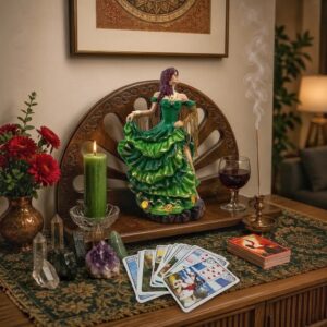Altar Cigano Decorativo para Mesa - Pátina Artesanal
