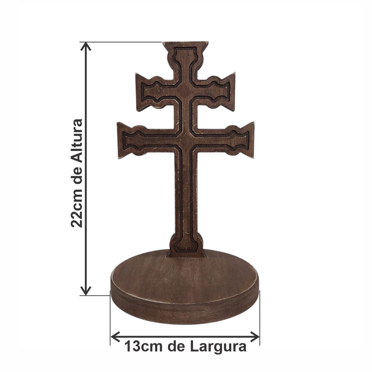 Cruz de Caravaca - MDF 15mm - Imagem 2