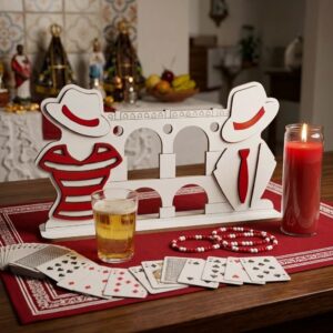 Decoração para Altar Lapa – MDF Branco Premium 36x21cm